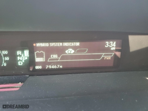 2014 Toyota Prius Four with VIN JTDKN3DU0E0379789, listed as a Copart auction lot 47300855 with 79,467 mi miles and Salvage Title. Bid and sale history available at carsss.com. Image 9.