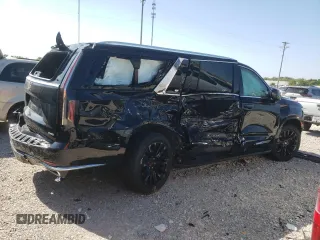 2023 Cadillac Escalade ESV 4WD Premium Luxury z VIN 1GYS4KKL0PR478788, wystawiony jako Copart lot #70177094 z przebiegiem Nie podano mil oraz Szkoda całkowita • Salvage title. Historia ofert i sprzedaży dostępna na DreamBid. Obrazek 3.