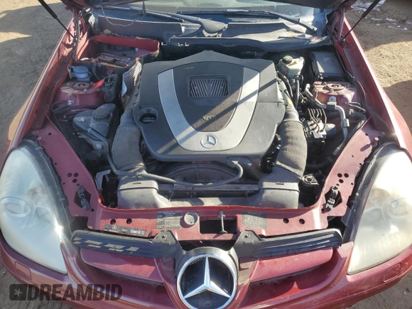 2007 Mercedes-Benz SLK-Class 3.0L with VIN WDBWK54FX7F137632, listed as a Copart auction lot 85145504 with 124,940 mi miles and Clean Title. Bid and sale history available at carsss.com. Image 11.