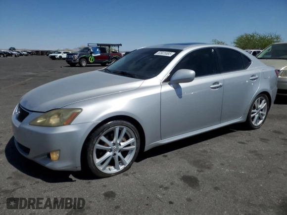 2006 Lexus IS 250 with VIN JTHBK262565017510, listed as a Copart auction lot 53925585 with 93,491 mi miles and Clean title. Bid and sale history available at DreamBid. Image 1.