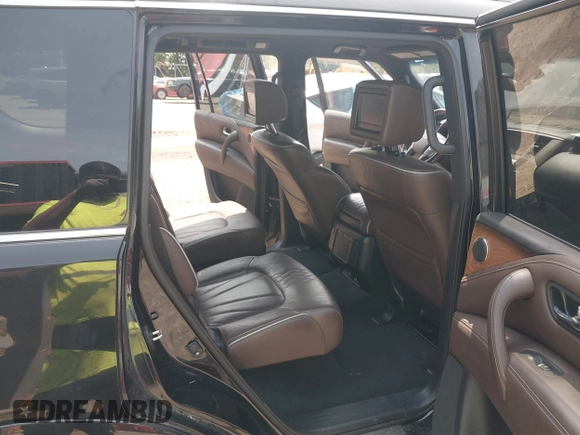 2015 Infiniti QX80 with VIN JN8AZ2NE5F9082021, listed as a IAAI auction lot 42257172 with 205,114 mi miles and . Bid and sale history available at DreamBid. Image 8.