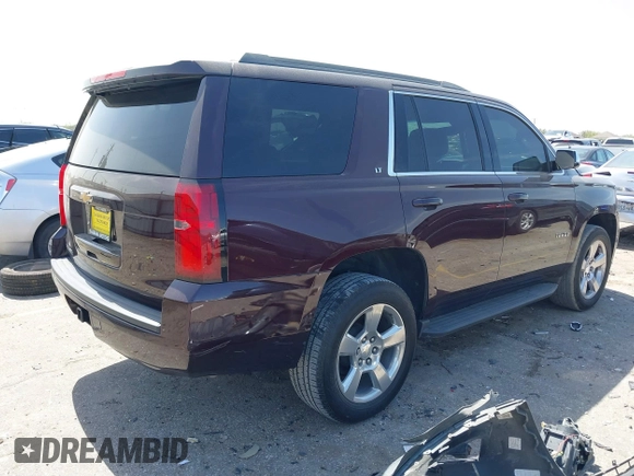 2017 Chevrolet Tahoe LT with VIN 1GNSCBKC7HR341235, listed as a IAAI auction lot 41827553 with Not provided miles and . Bid and sale history available at DreamBid. Image 4.