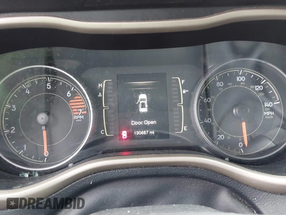 2017 Jeep Cherokee Sport with VIN 1C4PJMAB8HW569111, listed as a IAAI auction lot 41885738 with 130,687 mi miles and . Bid and sale history available at DreamBid. Image 7.