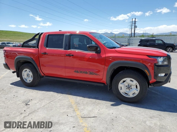 2024 Nissan Frontier S with VIN 1N6ED1EK9RN630171, listed as a Copart auction lot 57525205 with 13,874 mi miles and Salvage title. Bid and sale history available at DreamBid. Image 4.