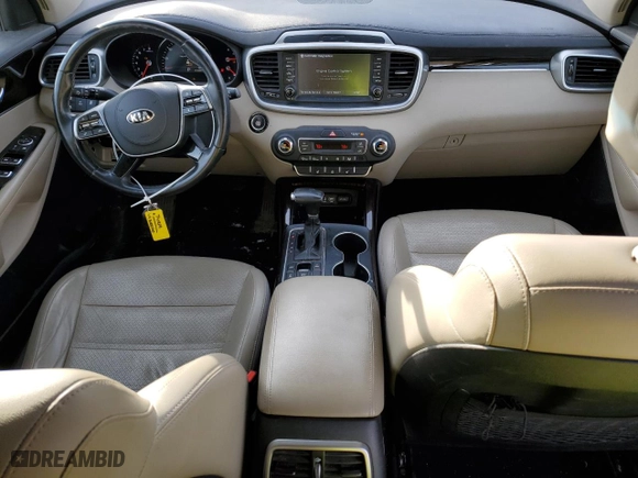 2019 Kia Sorento EX V6 with VIN 5XYPHDA52KG445622, listed as a Copart auction lot 44812945 with 133,296 mi miles and Salvage Title. Bid and sale history available at carsss.com. Image 8.