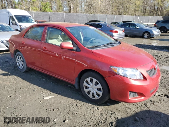 2009 Toyota Corolla with VIN 2T1BU40E29C089069, listed as a Copart auction lot 51266245 with 140,482 mi miles and Salvage Title. Bid and sale history available at carsss.com. Image 4.