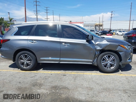 2018 Infiniti QX60 with VIN 5N1DL0MN8JC517525, listed as a IAAI auction lot 41993307 with 38,130 mi miles and . Bid and sale history available at DreamBid. Image 13.