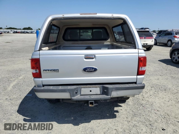 2011 Ford Ranger XLT with VIN 1FTLR4FE4BPA66364, listed as a Copart auction lot 53134775 with 130,790 mi miles and Salvage Title. Bid and sale history available at carsss.com. Image 6.