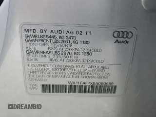 2011 Audi Q5 Premium Plus with VIN WA1LFAFPXBA080999, listed as a Copart auction lot 50189575 with 174,521 mi miles and Clean Title. Bid and sale history available at DreamBid. Image 13.