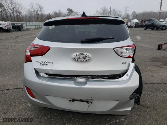 2013 Hyundai Elantra GT with VIN KMHD35LE3DU049331, listed as a Copart auction lot 45654975 with 182,064 mi miles and Salvage Title. Bid and sale history available at carsss.com. Image 6.