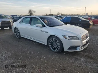 2018 Lincoln Continental Reserve with VIN 1LN6L9RP8J5611609, listed as a Copart auction lot 85163574 with 0 mi miles and Salvage Title. Bid and sale history available at carsss.com. Image 4.