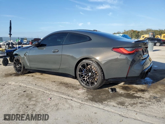 2024 BMW M4 Competition xDrive z VIN WBS43AZ01RCN76220, wystawiony jako Copart lot #88674465 z przebiegiem 11 742 mil mil oraz Nie do naprawy • Non repairable. Historia ofert i sprzedaży dostępna na DreamBid. Obrazek 2.