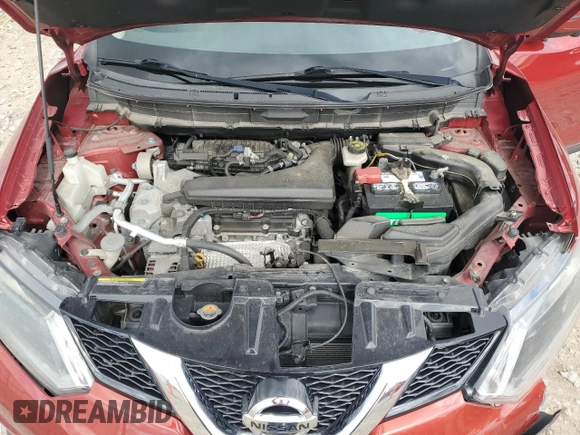 2016 Nissan Rogue SV z VIN KNMAT2MV1GP608320, wystawiony jako Copart lot #57492415 z przebiegiem 121 259 mil mil oraz Nie do naprawy • Non repairable. Historia ofert i sprzedaży dostępna na DreamBid. Obrazek 11.