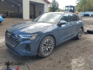 2024 Audi Q8 e-tron Premium Plus z VIN WA15AAGE7RB021353, wystawiony jako Copart lot #72987414 z przebiegiem 13 360 mil mil oraz Szkoda całkowita • Salvage title. Historia ofert i sprzedaży dostępna na DreamBid. Obrazek 1.