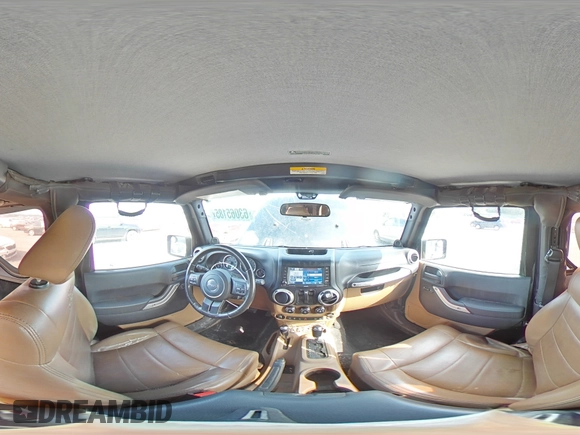 2011 Jeep Wrangler Sahara with VIN 1J4AA5D15BL552185, listed as a Copart auction lot 63065185 with 159,850 mi miles and Salvage title. Bid and sale history available at DreamBid. Image 14.