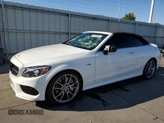 2017 Mercedes-Benz C 43 AMG with VIN WDDWK6EB2HF520135, listed as a Copart auction lot 72433934 with 44,125 mi miles and Salvage title. Bid and sale history available at DreamBid. Image 1.