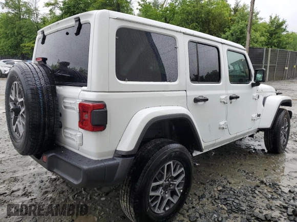 2025 Jeep Wrangler Sahara z VIN 1C4PJXEN2SW560255, wystawiony jako Copart lot #58759415 z przebiegiem 1 612 mil mil oraz Czysty tytuł • Clean title. Historia ofert i sprzedaży dostępna na DreamBid. Obrazek 3.