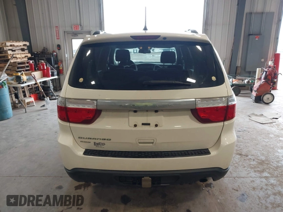2012 Dodge Durango SXT with VIN 1C4RDJAGXCC295138, listed as a IAAI auction lot 42333094 with 96,581 mi miles and . Bid and sale history available at DreamBid. Image 16.