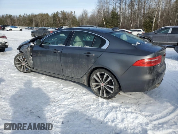 2018 Jaguar XE 25t Prestige with VIN SAJAK4FX1JCP35890, listed as a Copart auction lot 88448445 with 0 mi miles and Salvage Title. Bid and sale history available at carsss.com. Image 2.
