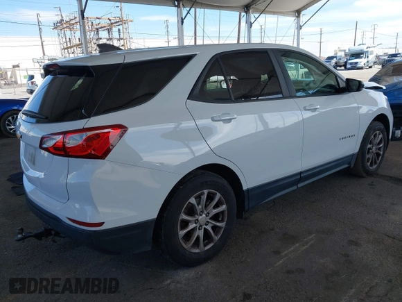 2020 Chevrolet Equinox LS with VIN 2GNAXHEV2L6146602, listed as a IAAI auction lot 41807641 with 68,053 mi miles and . Bid and sale history available at DreamBid. Image 4.