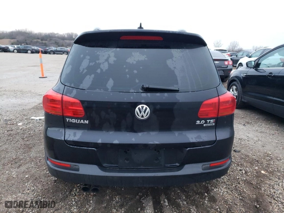 2015 Volkswagen Tiguan S with VIN WVGBV7AX0FW519310, listed as a Copart auction lot 82354254 with 191,709 mi miles and Salvage Title. Bid and sale history available at carsss.com. Image 6.