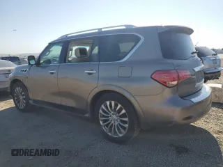 2015 Infiniti QX80 with VIN JN8AZ2NEXF9082838, listed as a Copart auction lot 51875485 with 138,533 mi miles and Salvage title. Bid and sale history available at DreamBid. Image 2.