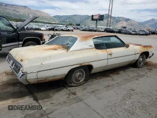 1972 Chevrolet Impala с VIN 1M47R2C175845, выставлен на аукционе Copart как лот 57104455 с пробегом 23 888 миль миль и Чистый • Clean title. История ставок и продаж доступна на DreamBid. Изображение 3.