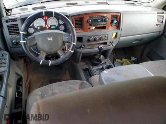 2006 Dodge 3500 SLT with VIN 3D7ML48C06G178841, listed as a Copart auction lot 80044024 with 358,186 mi miles and Salvage title. Bid and sale history available at DreamBid. Image 8.