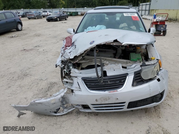 2008 Saab 9-5 with VIN YS3ED45GX83507546, listed as a Copart auction lot 72016094 with 0 mi miles and Salvage Title. Bid and sale history available at carsss.com. Image 5.