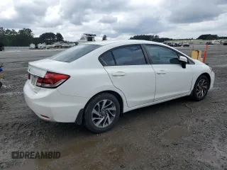 2014 Honda Civic LX with VIN 2HGFB2F50EH534896, listed as a Copart auction lot 52857245 with 157,284 mi miles and Salvage Title. Bid and sale history available at DreamBid. Image 3.