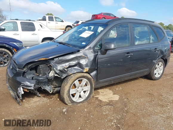 2008 Kia Rondo LX with VIN KNAFG526787176905, listed as a IAAI auction lot 41311694 with 161,161 mi miles. Bid and sale history available at carsss.com. Image 2.
