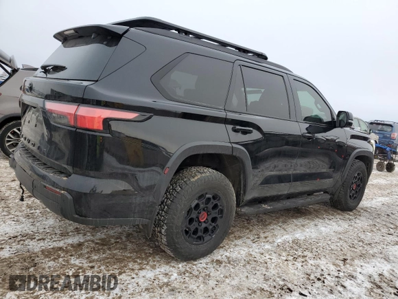 2024 Toyota Sequoia SR5 with VIN 7SVAAABA9RX045915, listed as a Copart auction lot 45540045 with 10,639 mi miles and Salvage Title. Bid and sale history available at carsss.com. Image 3.