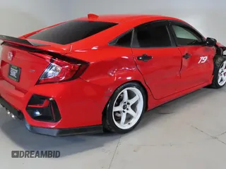 2020 Honda Civic Si with VIN 2HGFC1E51LH702308, listed as a Copart auction lot 55346075 with 90,465 mi miles and Salvage Title. Bid and sale history available at DreamBid. Image 3.