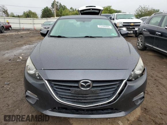 2016 Mazda 3 i Sport with VIN JM1BM1T77G1341556, listed as a Copart auction lot 73106884 with 101,784 mi miles and Salvage Title. Bid and sale history available at DreamBid. Image 5.