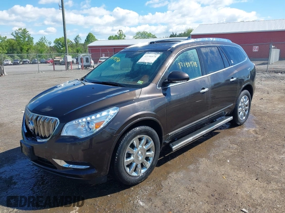 2013 Buick Enclave Premium with VIN 5GAKVDKD9DJ142303, listed as a IAAI auction lot 42198978 with 121,598 mi miles and . Bid and sale history available at DreamBid. Image 2.