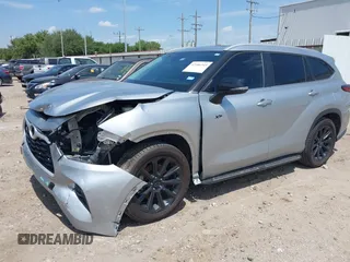 2023 Toyota Highlander L with VIN 5TDKDRAH7PS005256, listed as a IAAI auction lot 42346343 with 57,498 mi miles and . Bid and sale history available at DreamBid. Image 2.