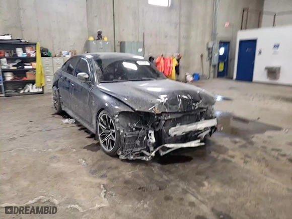 2022 BMW M3 with VIN WBS53AY00NFM52065, listed as a Copart auction lot 44379945 with 0 mi miles and Salvage Title. Bid and sale history available at carsss.com. Image 11.