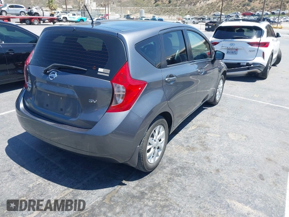 2016 Nissan Note SV with VIN 3N1CE2CP4GL407211, listed as a IAAI auction lot 42359339 with 106,625 mi miles and . Bid and sale history available at DreamBid. Image 4.