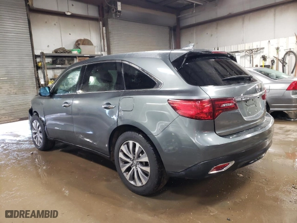 2014 Acura MDX Tech Pkg with VIN 5FRYD4H43EB011426, listed as a Copart auction lot 48621835 with 147,246 mi miles and Salvage Title. Bid and sale history available at carsss.com. Image 2.