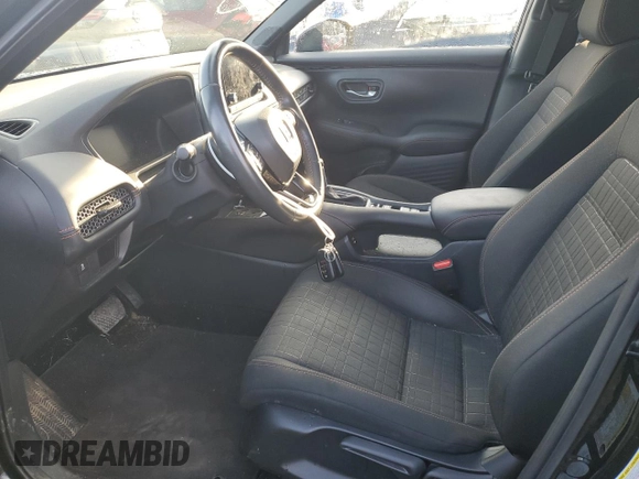 2024 Honda HR-V Sport with VIN 3CZRZ2H51RM763271, listed as a Copart auction lot 50021085 with 7,411 mi miles and Salvage Title. Bid and sale history available at DreamBid. Image 7.