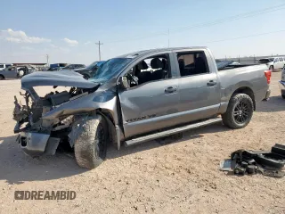 2019 Nissan Titan SV with VIN 1N6AA1E68KN529686, listed as a Copart auction lot 57519975 with Not provided miles and Salvage title. Bid and sale history available at DreamBid. Image 1.