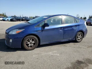 2011 Toyota Prius I with VIN JTDKN3DUXB0280425, listed as a Copart auction lot 57713955 with 182,621 mi miles and Salvage title. Bid and sale history available at DreamBid. Image 1.
