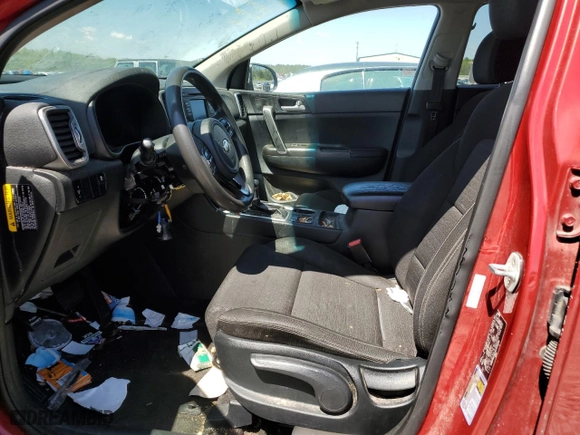 2018 Kia Sportage LX with VIN KNDPMCAC2J7372445, listed as a Copart auction lot 52027825 with 0 mi miles and Clean Title. Bid and sale history available at carsss.com. Image 7.