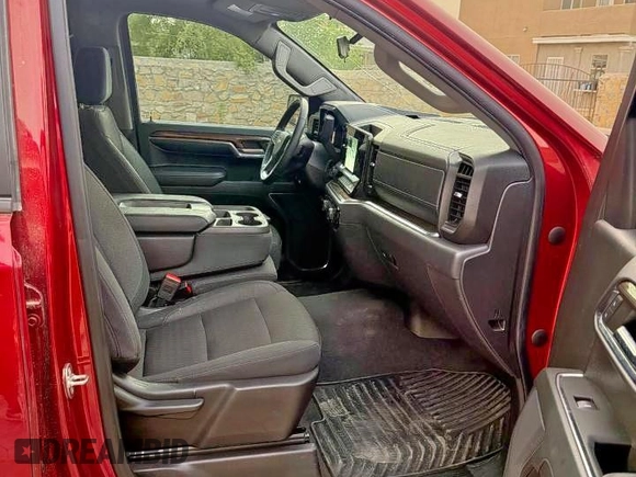 2024 Chevrolet Silverado 1500 with VIN 3GCPADEK4RG119854, listed as a Copart auction lot 55273895 with 6,635 mi miles and Salvage Title. Bid and sale history available at DreamBid. Image 5.