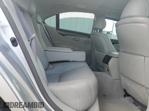 2008 Lexus LS 460 with VIN JTHBL46F285067604, listed as a Copart auction lot 61845475 with 159,870 mi miles and Salvage title. Bid and sale history available at DreamBid. Image 10.