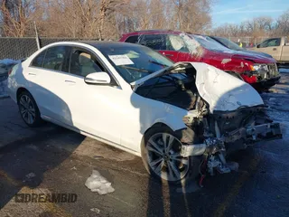 2017 Mercedes-Benz C 300 with VIN 55SWF4JBXHU215106, listed as a IAAI auction lot 41347384 with 108,691 mi miles and . Bid and sale history available at carsss.com. Image 1.