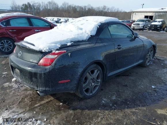 2006 Lexus SC 430 with VIN JTHFN48Y269008343, listed as a IAAI auction lot 41233248 with NaN miles. Bid and sale history available at carsss.com. Image 4.