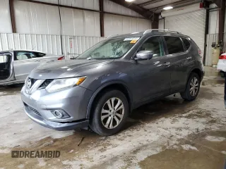 2015 Nissan Rogue SL with VIN 5N1AT2MV1FC912684, listed as a Copart auction lot 54861815 with 172,143 mi miles and Clean Title. Bid and sale history available at carsss.com. Image 1.