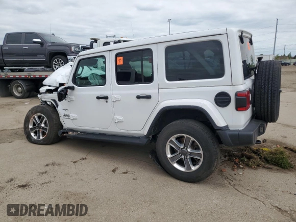 2023 Jeep Wrangler Sahara with VIN 1C4HJXEG6PW577427, listed as a Copart auction lot 57229185 with Not provided miles and Non repairable. Bid and sale history available at DreamBid. Image 2.