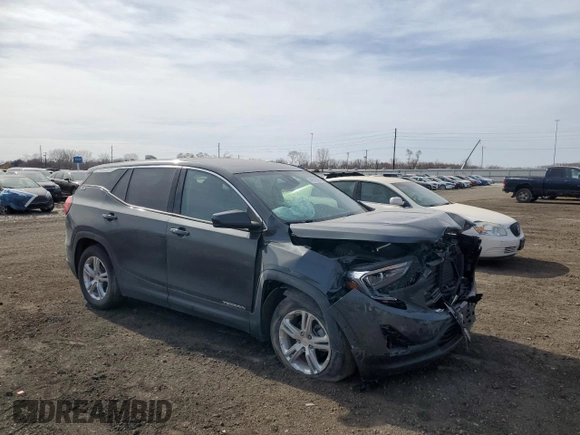 2020 GMC Terrain SLE with VIN 3GKALTEVXLL201207, listed as a Copart auction lot 49579025 with 60,033 mi miles and Salvage title. Bid and sale history available at DreamBid. Image 4.